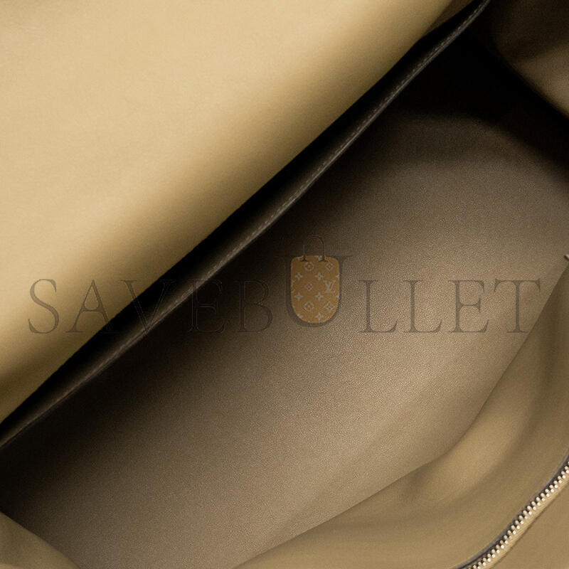 H**me5 master maxi kelly 42 gris caillou grizzly suede and beige marfa swift (42*27*17cm)